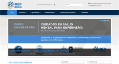 Desktop Screenshot of medicosenprevencion.org.ar