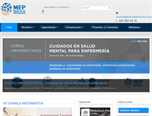 Tablet Screenshot of medicosenprevencion.org.ar